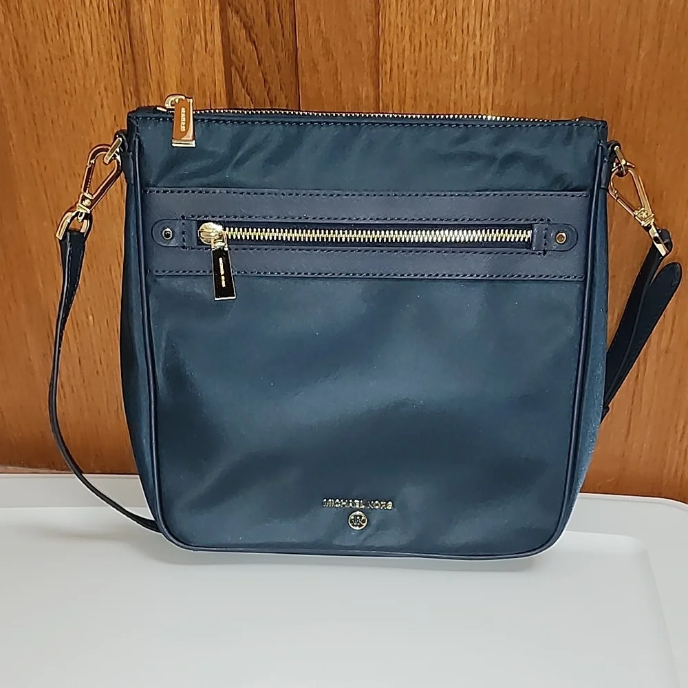 MICHAEL Michael Kors Navy Crossbody Bag with Gold Details